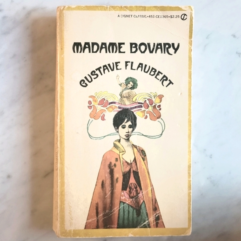 Vintage Madame Bovary Paperback Book Gustave Flaubert Anthro